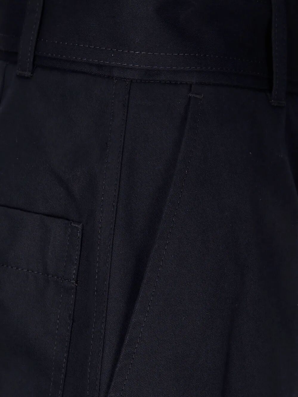 STUDIO NICHOLSON Belted Round Leg Pant