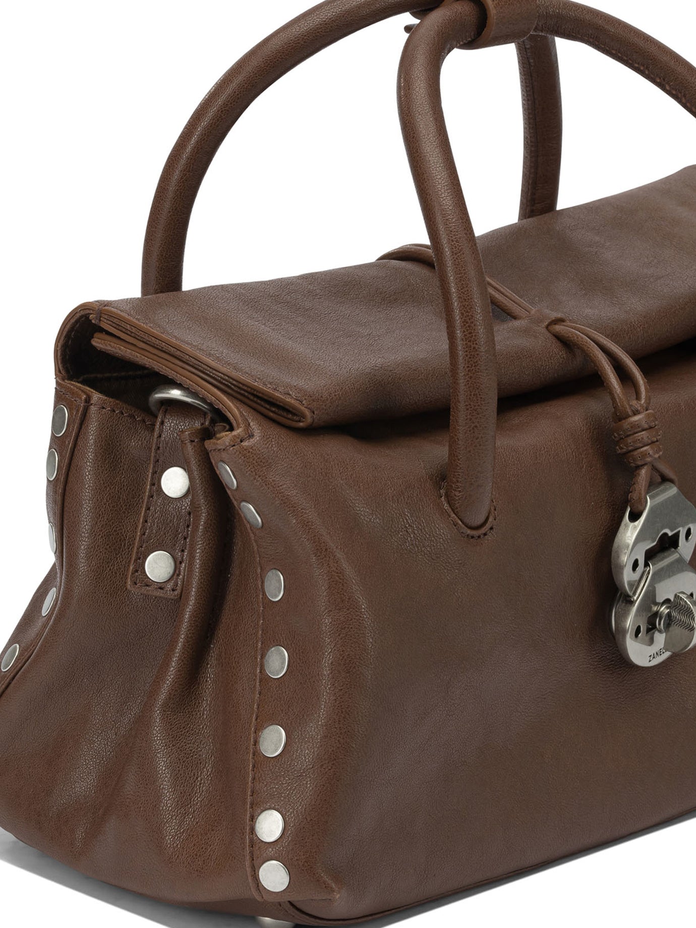 ZANELLATO Elegant Cow Leather Handbag - 32X17X15 CM