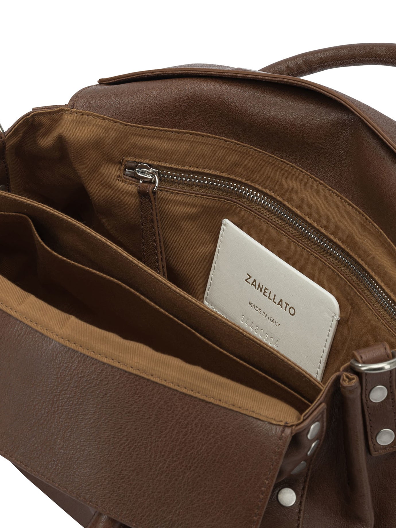 ZANELLATO Elegant Cow Leather Handbag - 32X17X15 CM