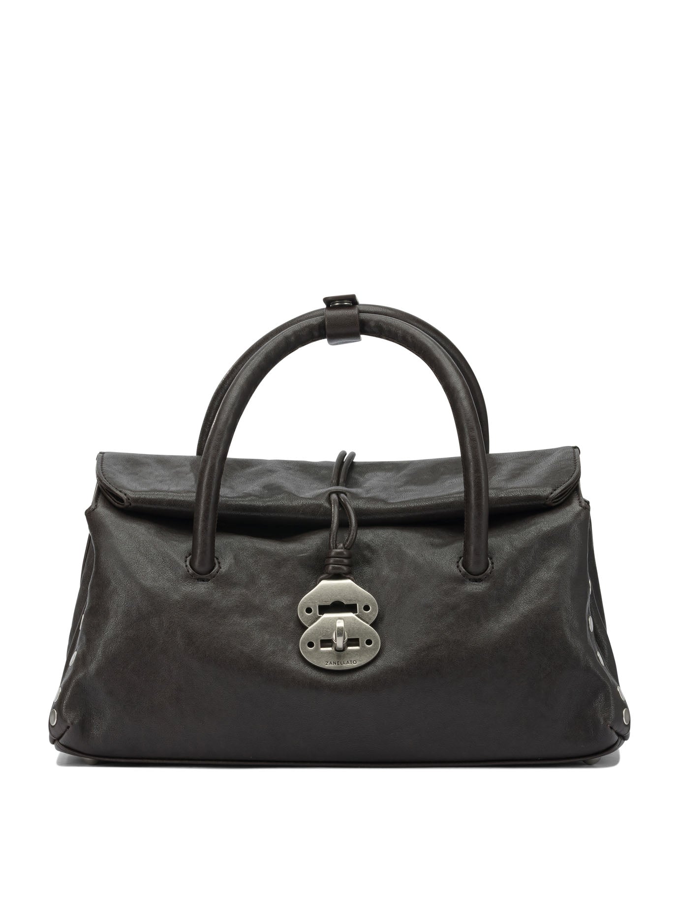 ZANELLATO Elegant Mini Leather Handbag 32X17X15 CM