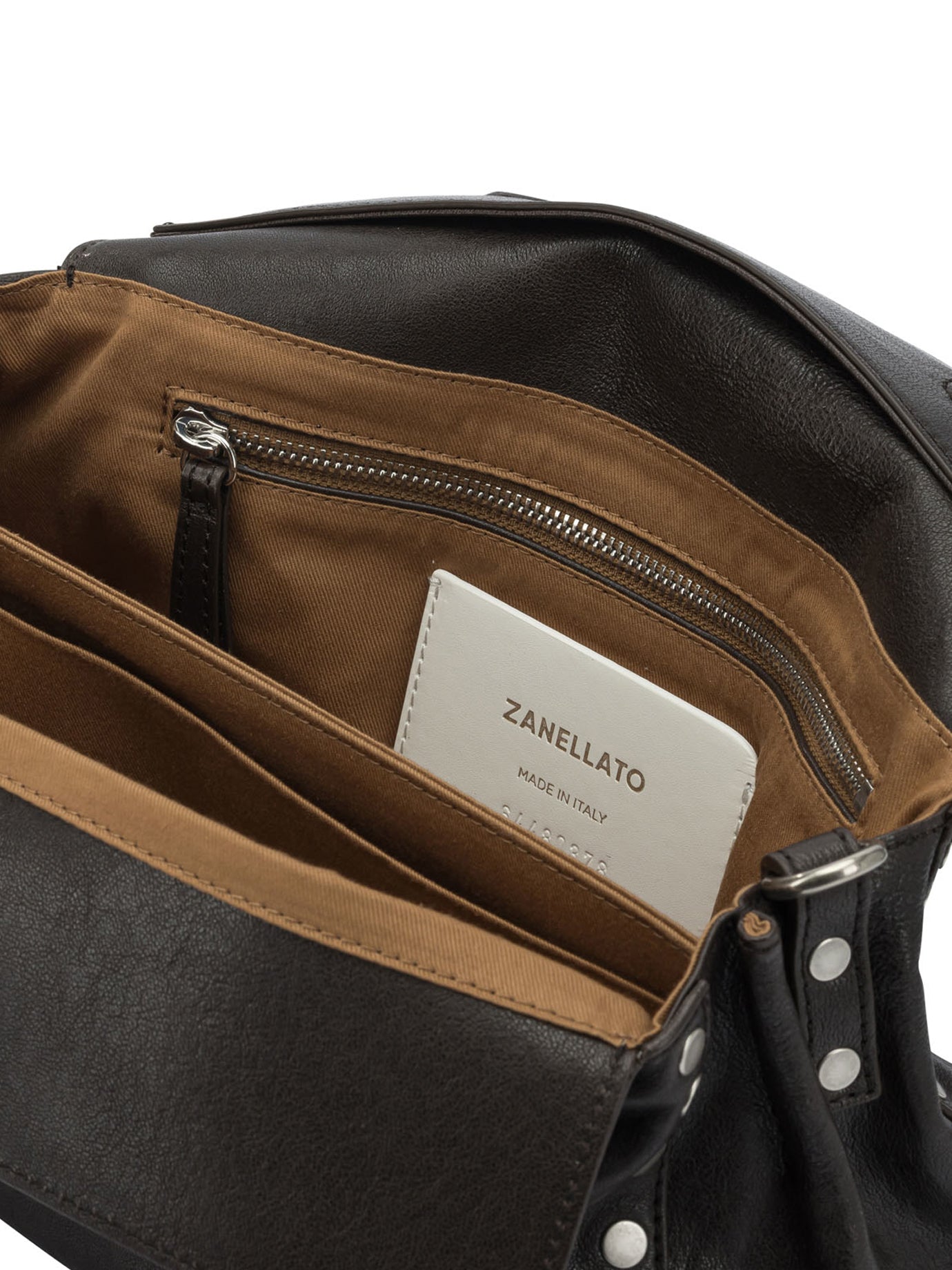 ZANELLATO Elegant Mini Leather Handbag 32X17X15 CM