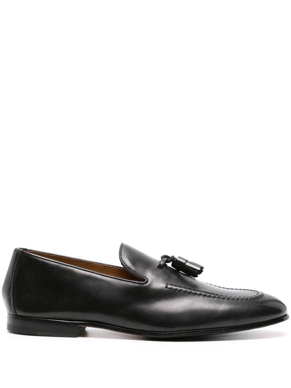 DOUCAL'S Men's Leather Tassel Loafers
