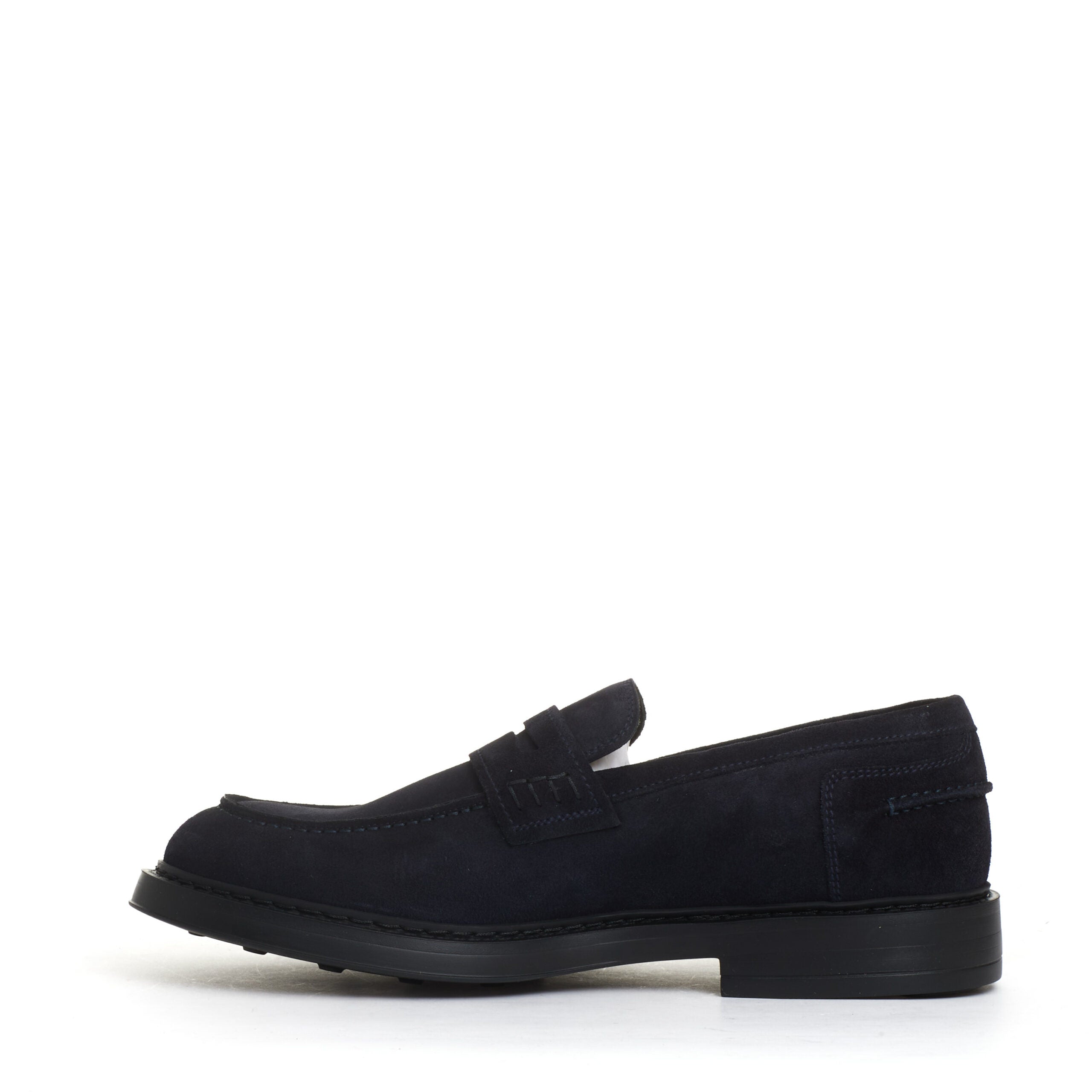 DOUCAL'S Suede Loafers with Rubber Sole