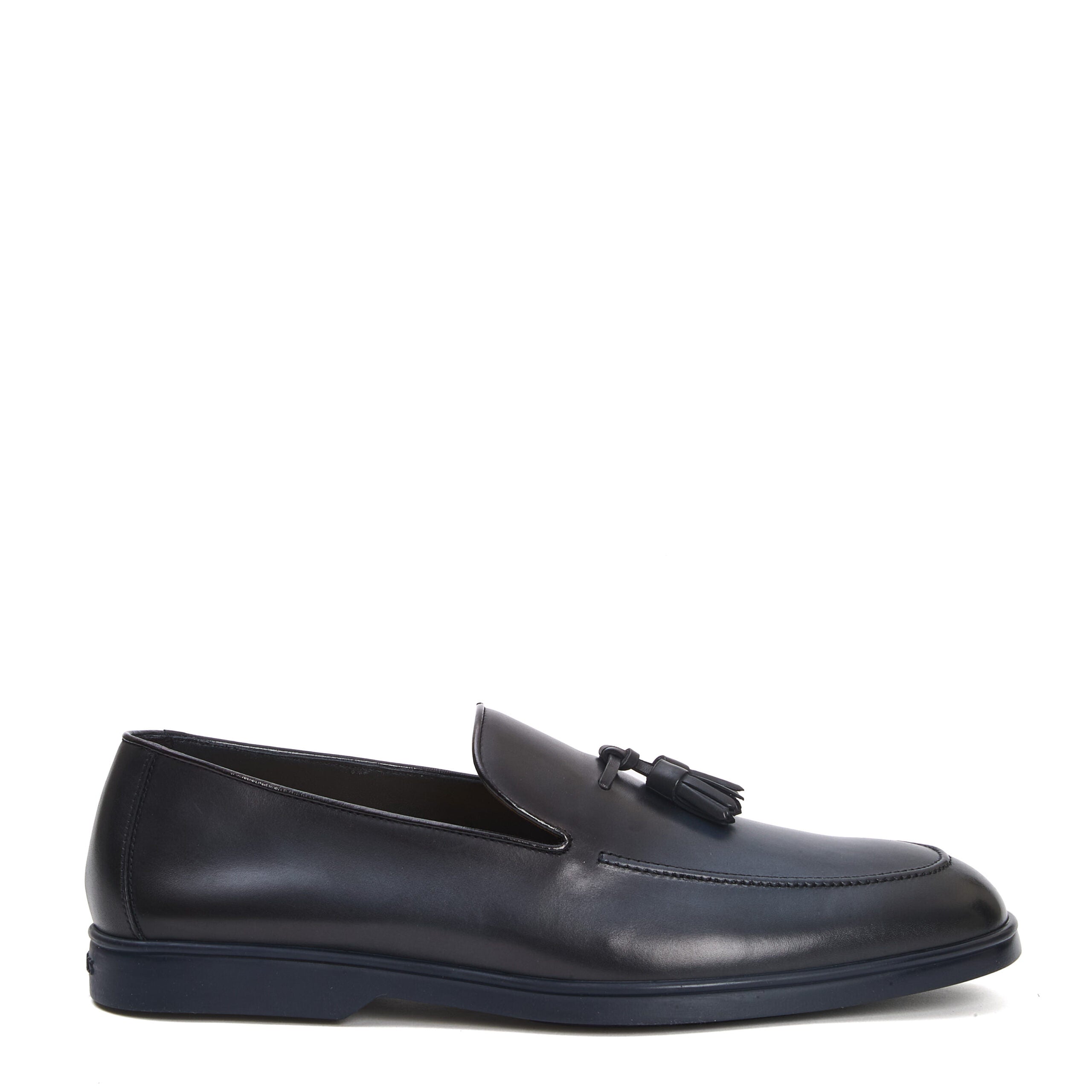 DOUCAL'S Sleek Leather Loafers - 2.5 cm Sole Height