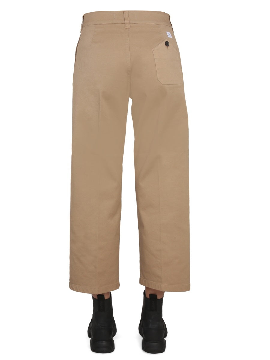 DEPARTMENT FIVE Cotton Pants with Concealed Closure for Women