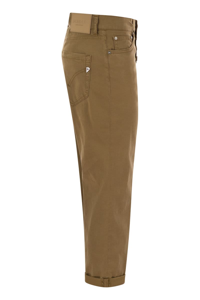 DONDUP Loose-Fitting Ankle Length Jeans