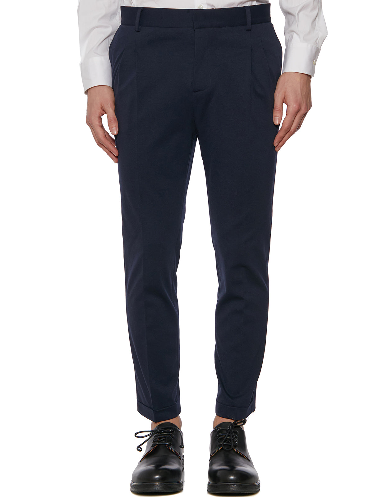 DANIELE ALESSANDRINI Cotton Trousers for Men - Size 48