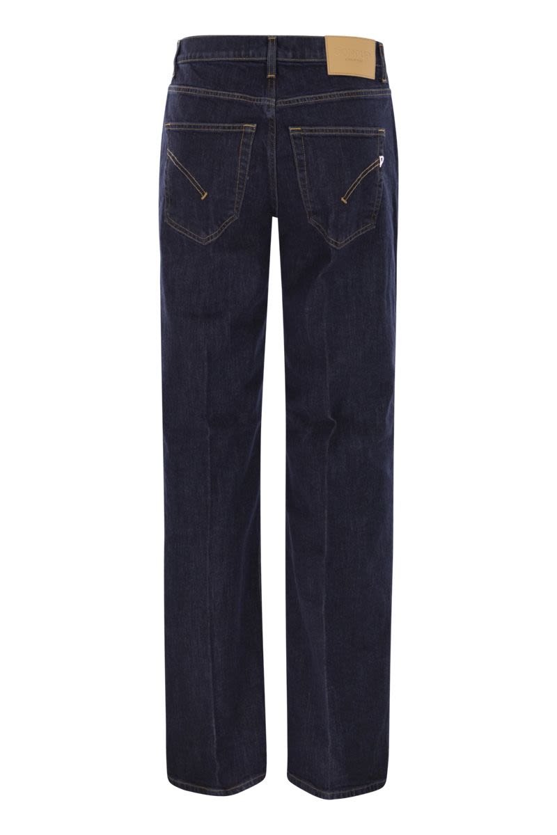 DONDUP Wide-Leg Stretch Denim Jeans - Low Rise