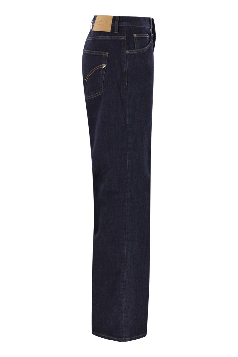 DONDUP Wide-Leg Stretch Denim Jeans - Low Rise