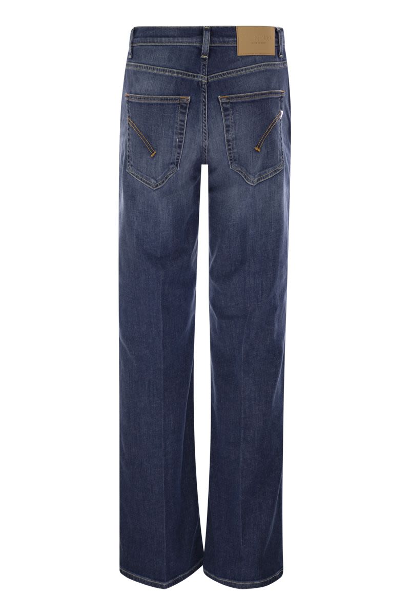 DONDUP WIDE-LEG Stretch Denim Jeans