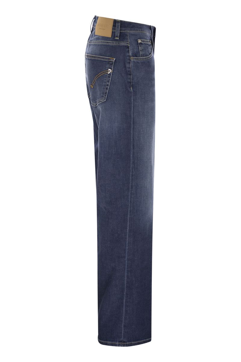DONDUP WIDE-LEG Stretch Denim Jeans