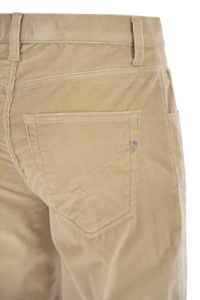 DONDUP Wide-Leg Corduroy Trousers - Low Rise