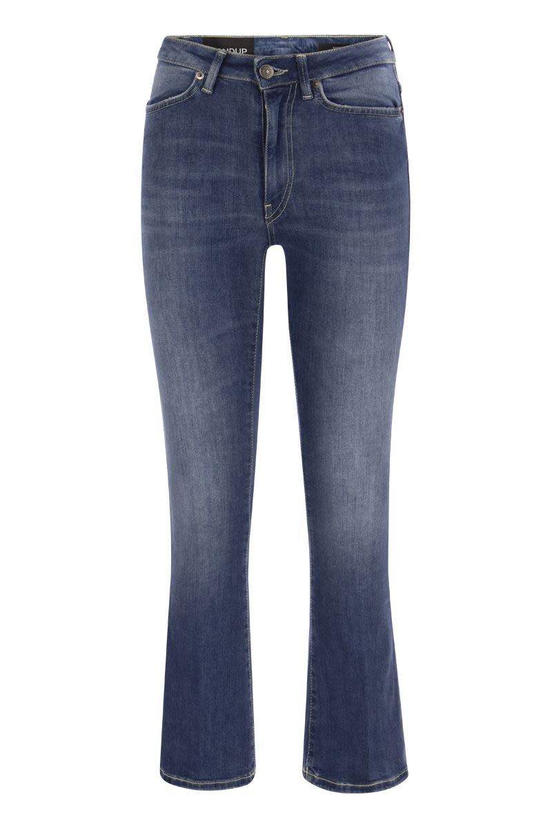 DONDUP Super Skinny Bootcut Jeans - High Waisted