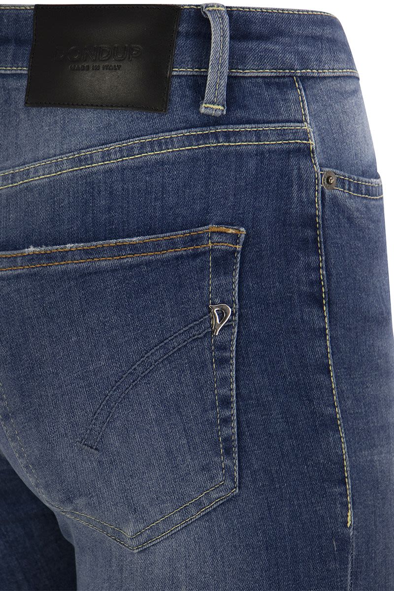 DONDUP Super Skinny Bootcut Jeans - High Waisted