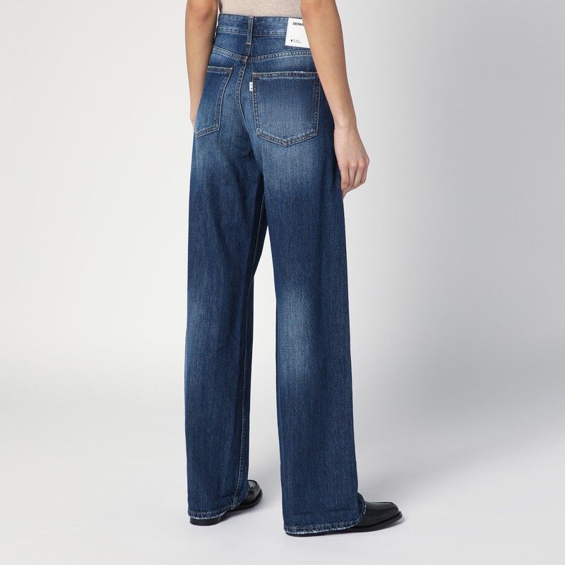 DEPARTMENT FIVE Wide-Leg Pop Jeans with Washed Effect for Women