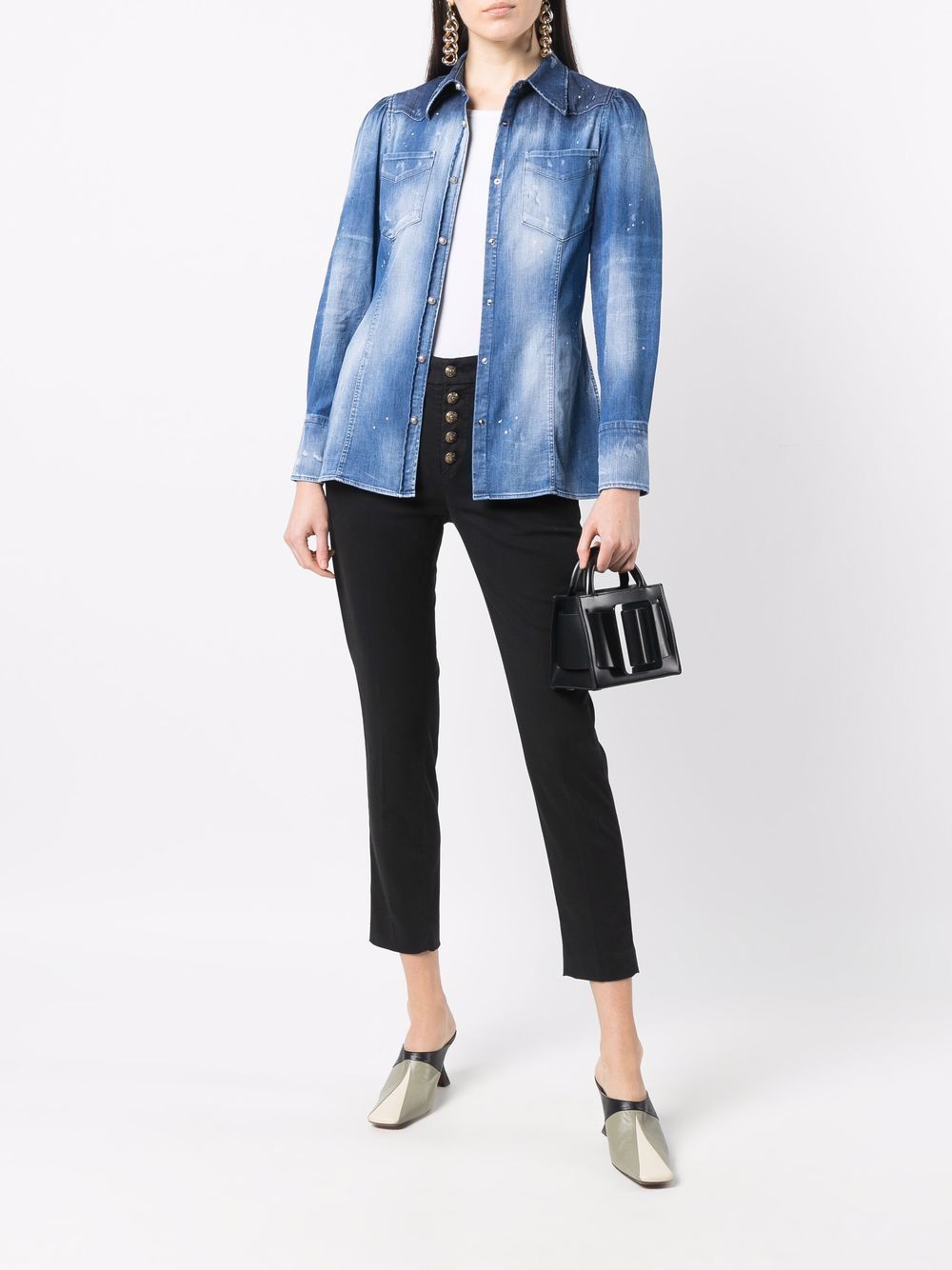 DONDUP Essential Cotton Pants for Women - FW23