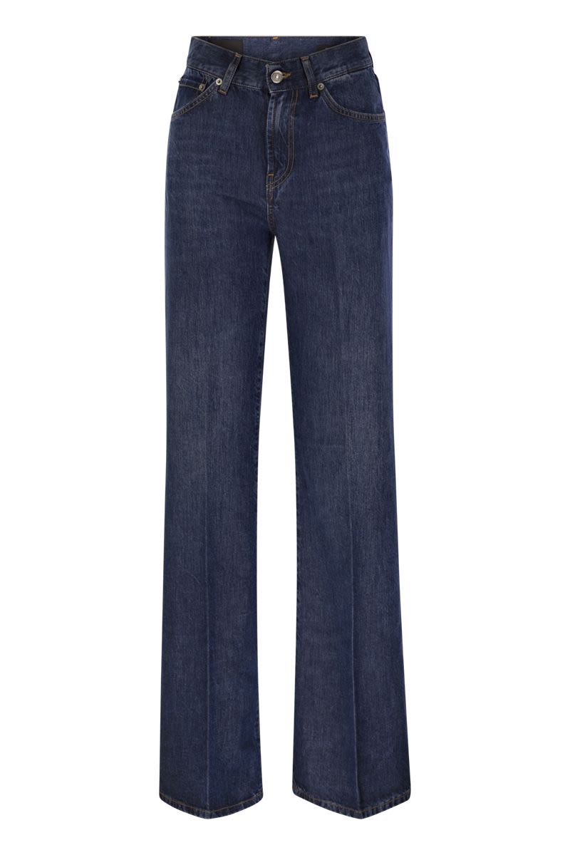 DONDUP Wide-Leg Five-Pocket Jeans - Women