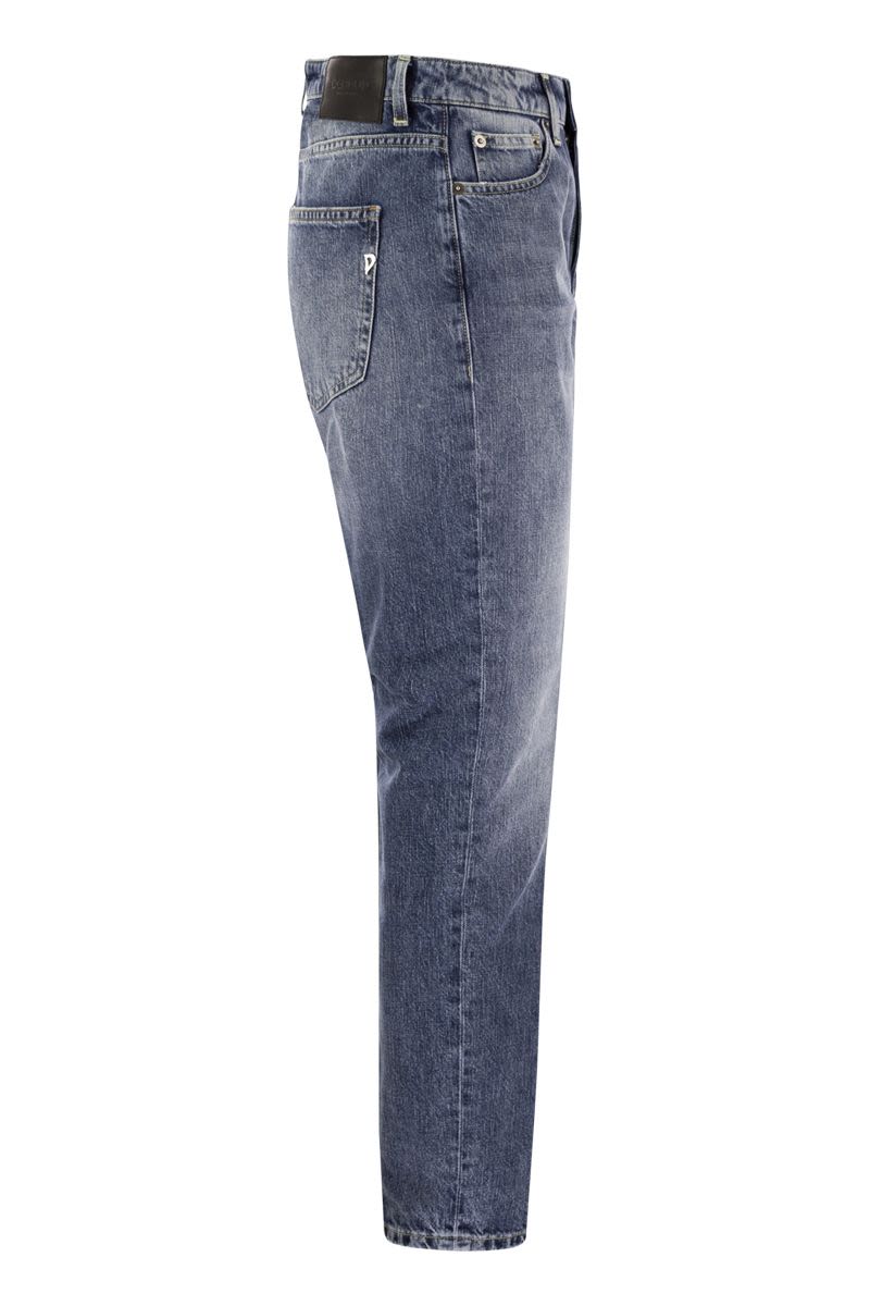 DONDUP Cindy High-Waist Regular Stretch Denim Jeans - Ankle Length