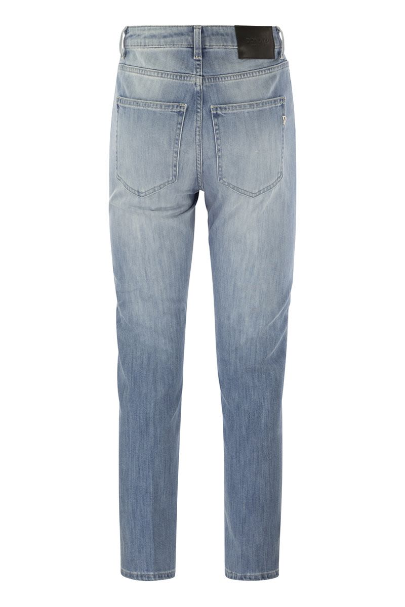 DONDUP Cindy High-Waisted Straight Leg Jeans