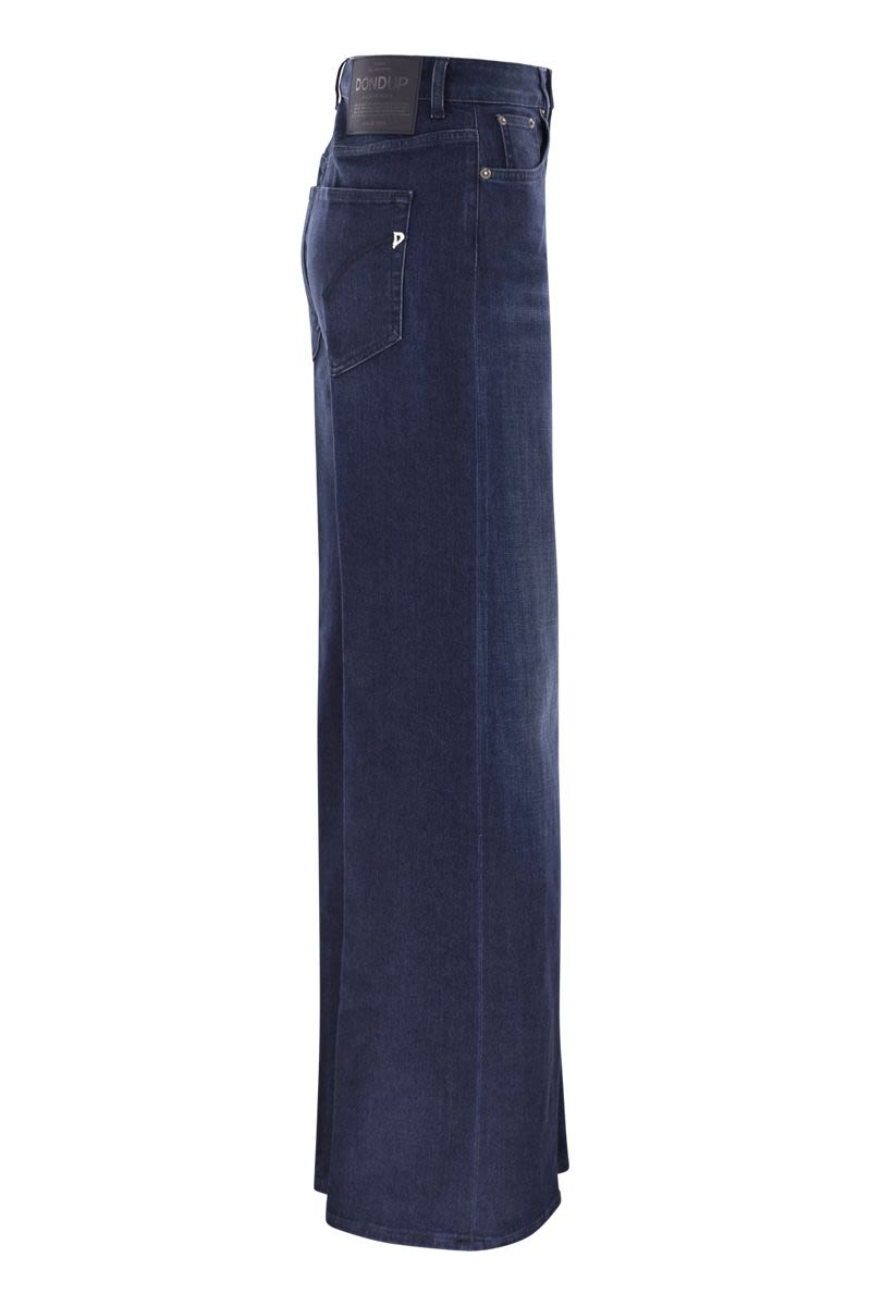 DONDUP Five-Pocket Wide-Leg Jeans - Regular Waist