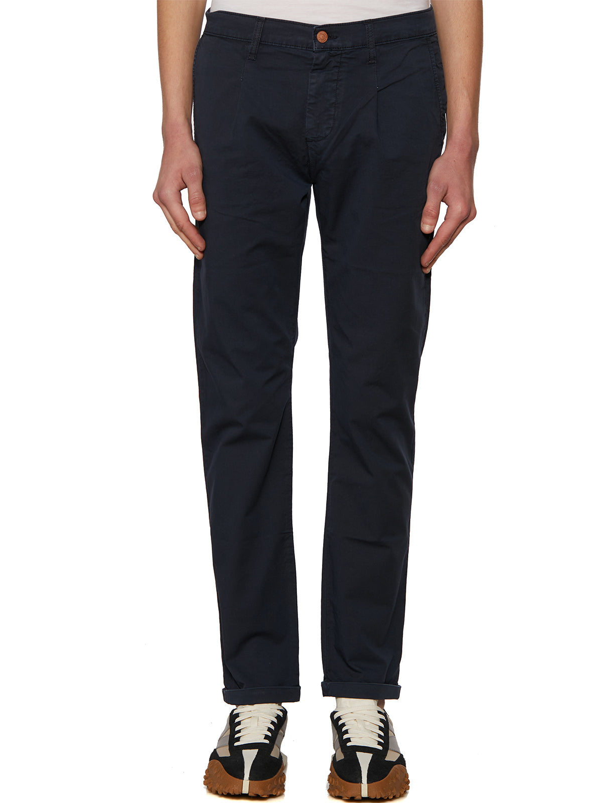 DANIELE ALESSANDRINI Cotton Chino Pants Size 32