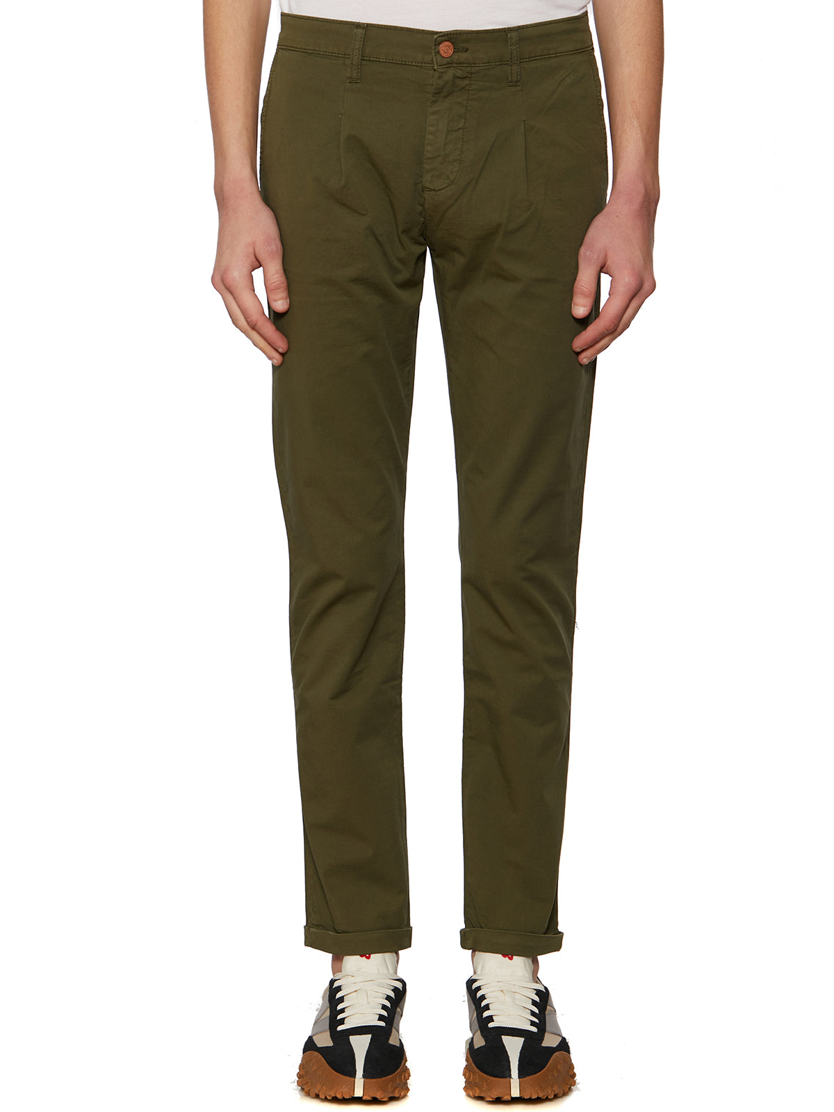 DANIELE ALESSANDRINI Men's Cotton Chino Pants - Size 32