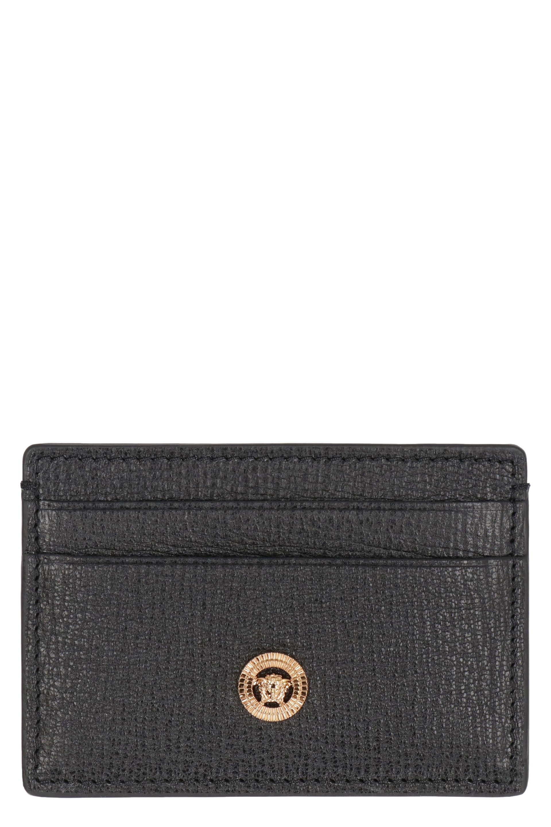 VERSACE Mini Leather Medusa Card Holder