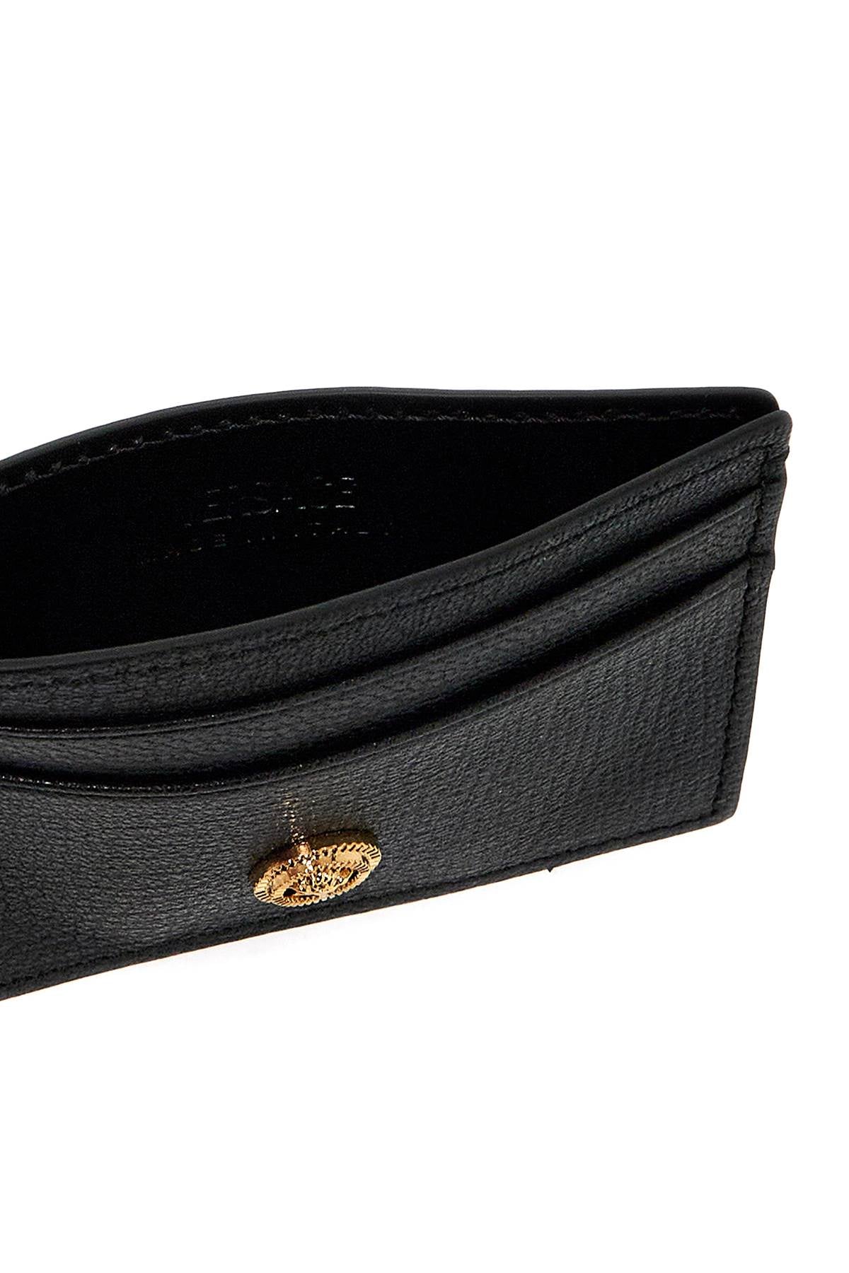 VERSACE Mini Leather Medusa Card Holder