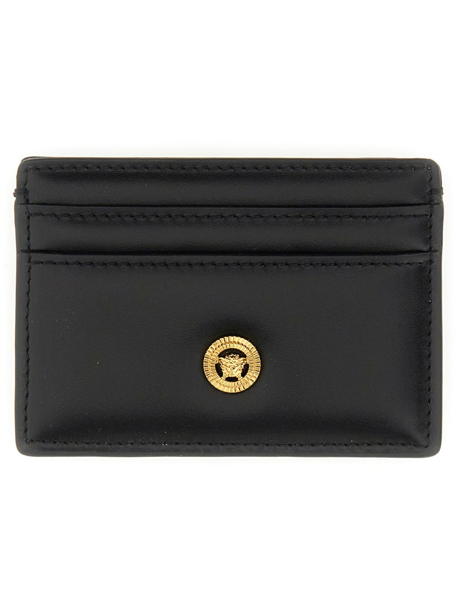 VERSACE Mini Leather Card Holder