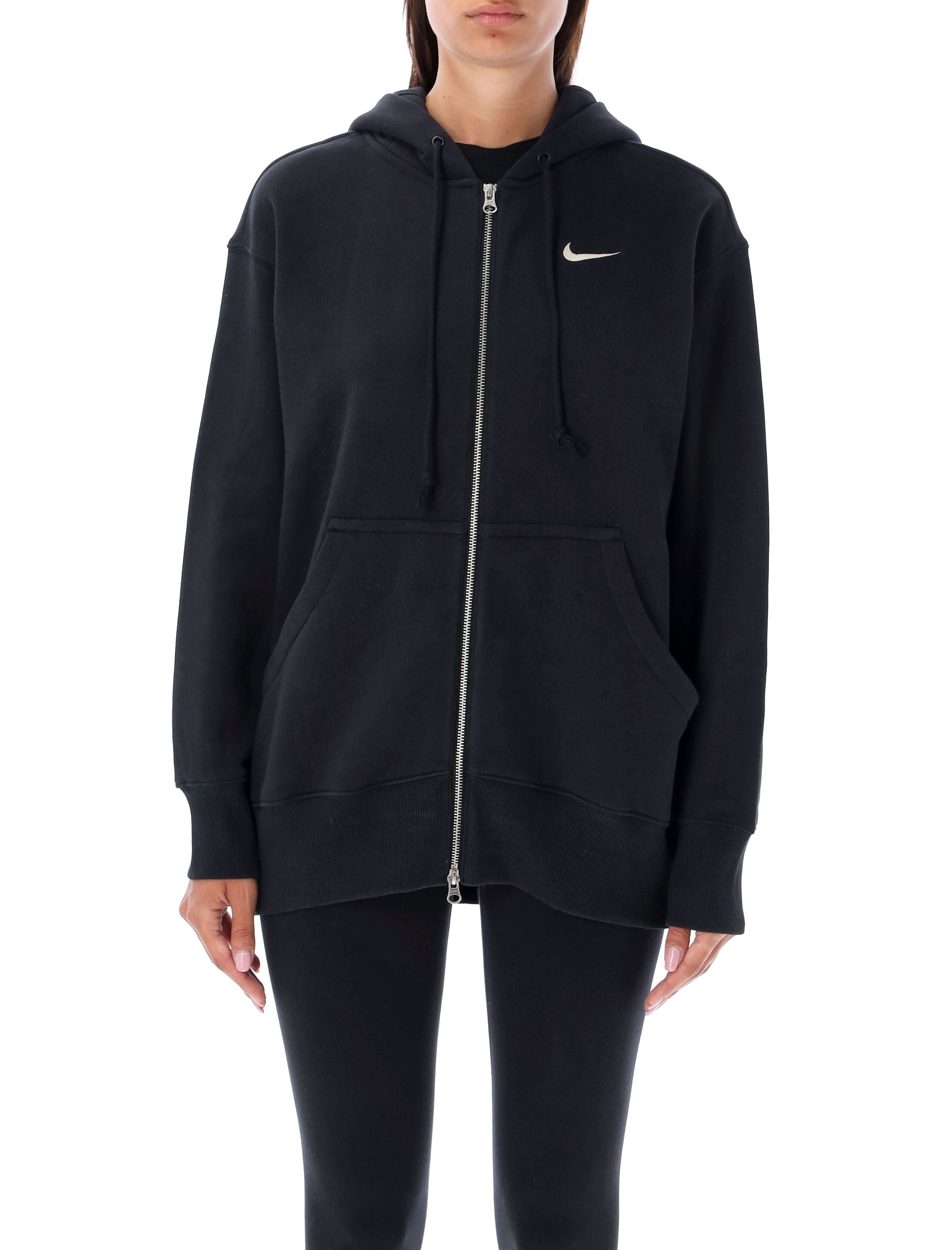 NIKE Oversized Zip Hoodie - Size S