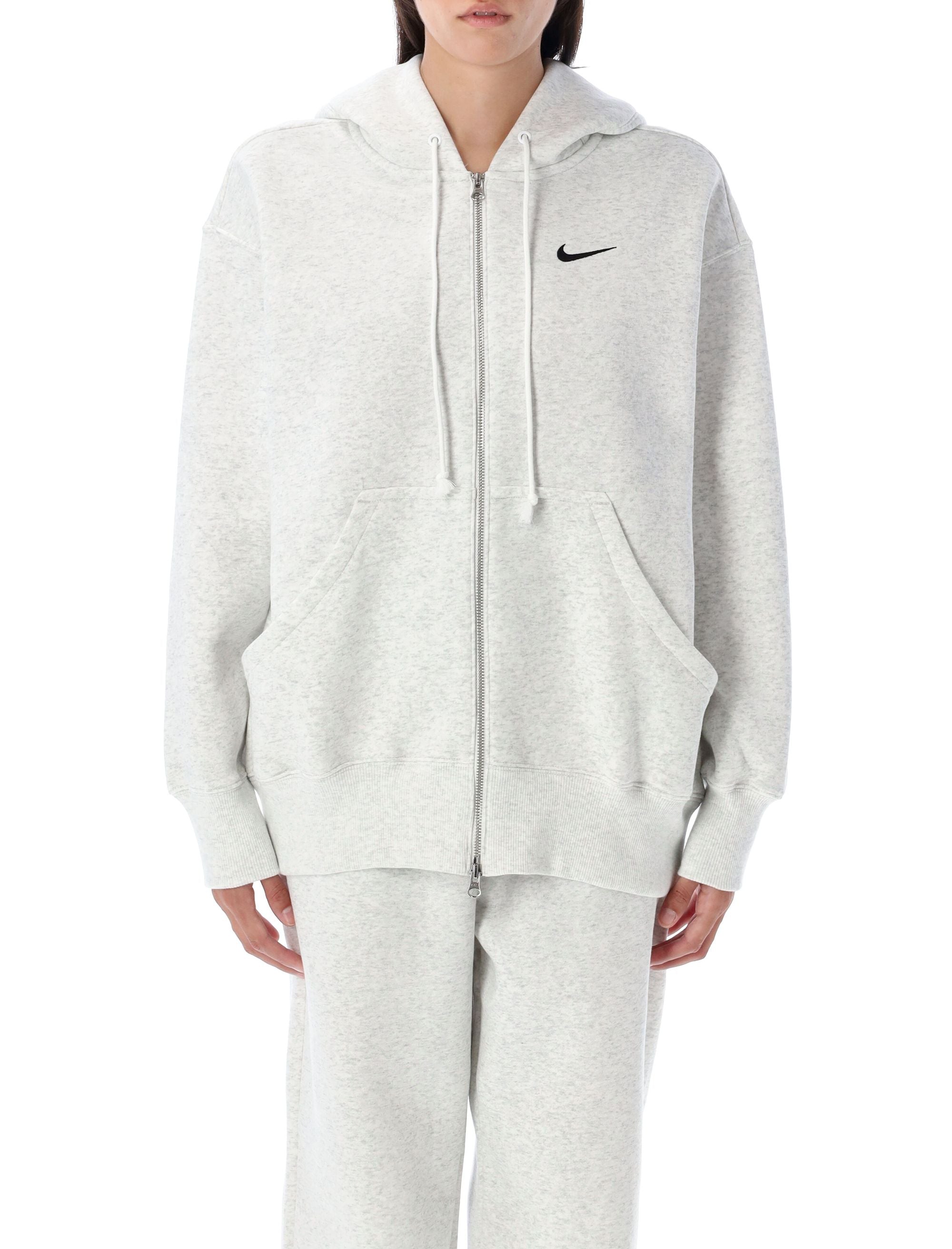 NIKE Oversized Zipped Hoodie - Women's S