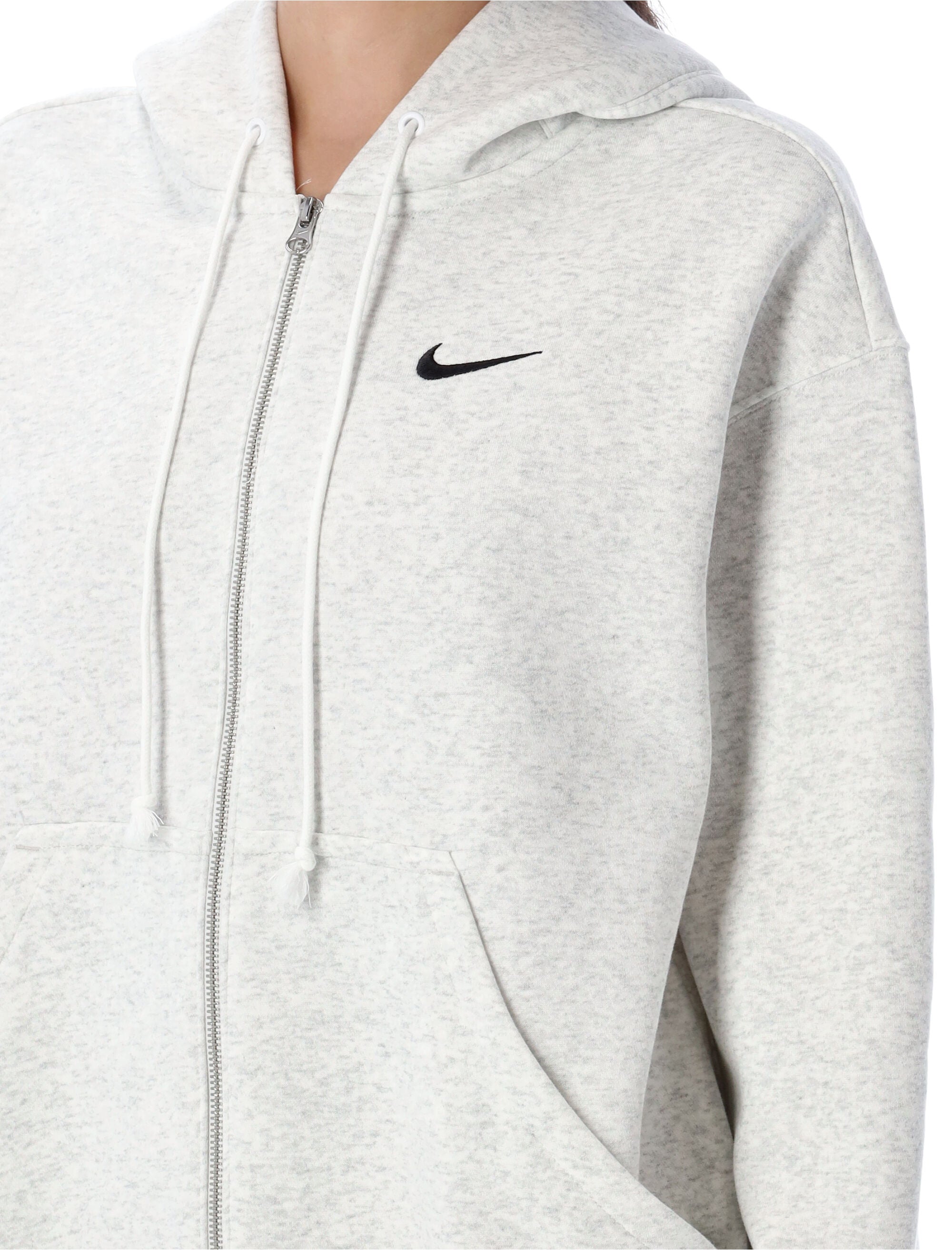 NIKE Oversized Zipped Hoodie - Women's S