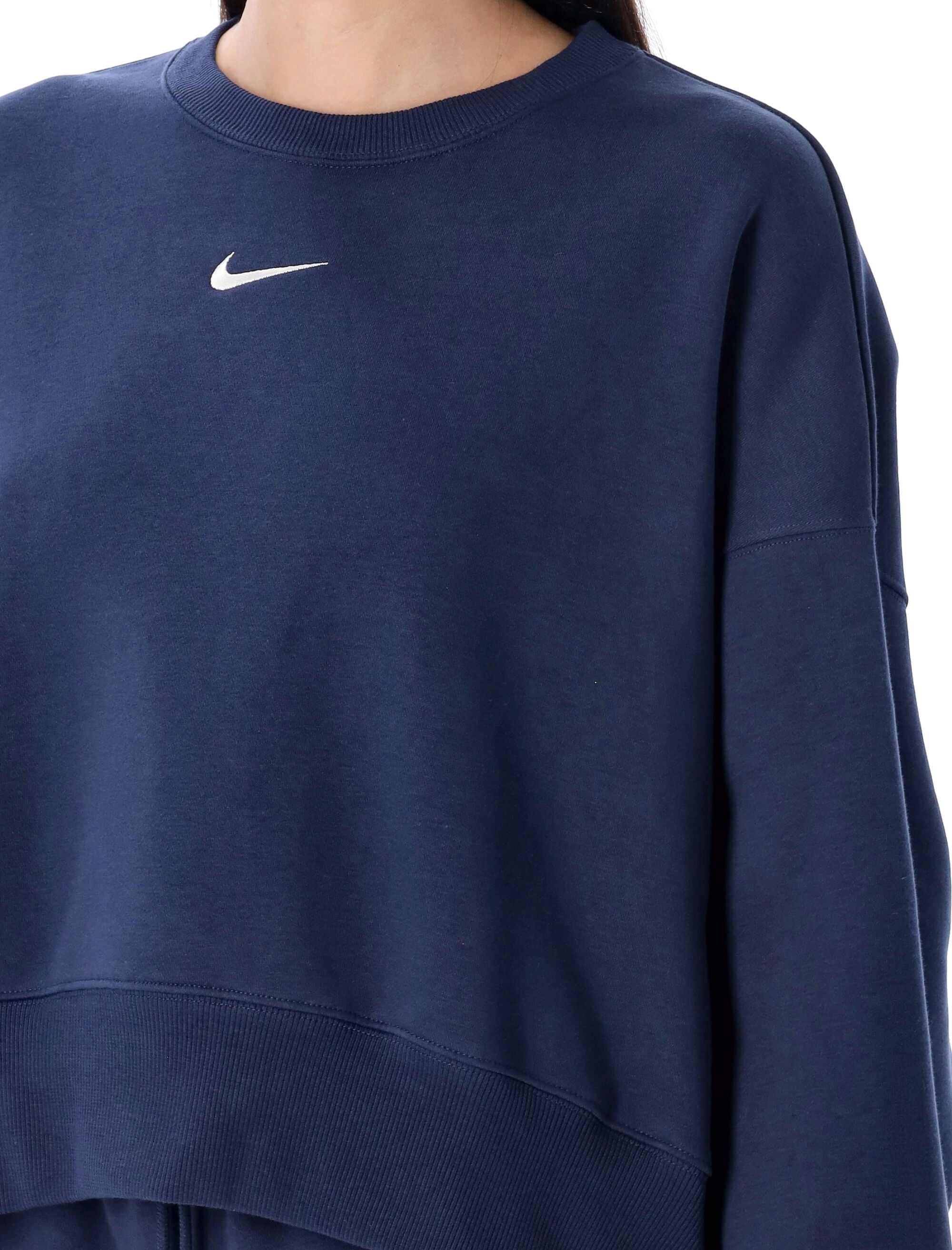 NIKE Oversized Crew-Neck Sweatshirt - Women's Size S