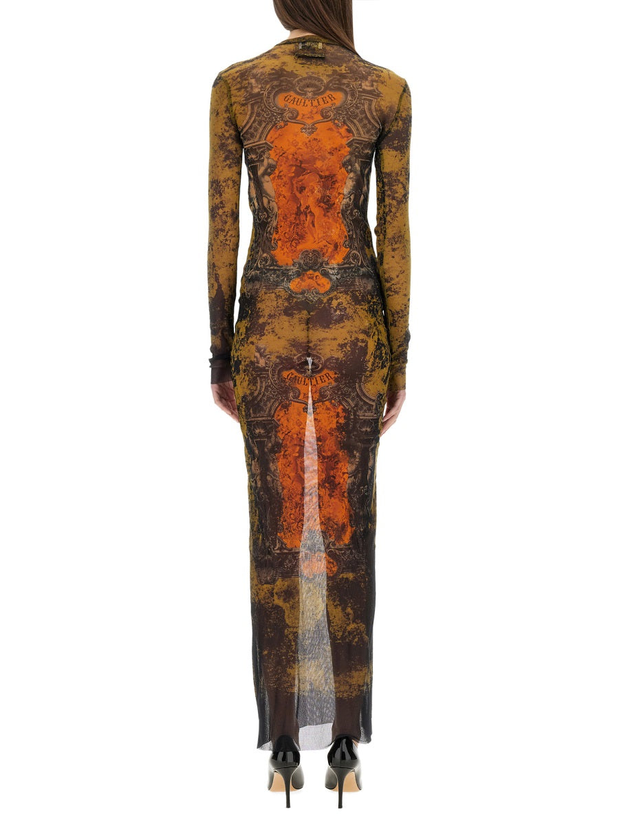 JEAN PAUL GAULTIER Slim Fit Long Dress - Size S