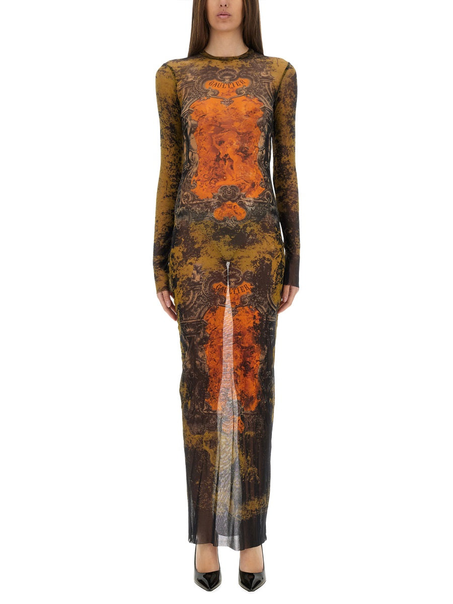 JEAN PAUL GAULTIER Slim Fit Long Dress - Size S