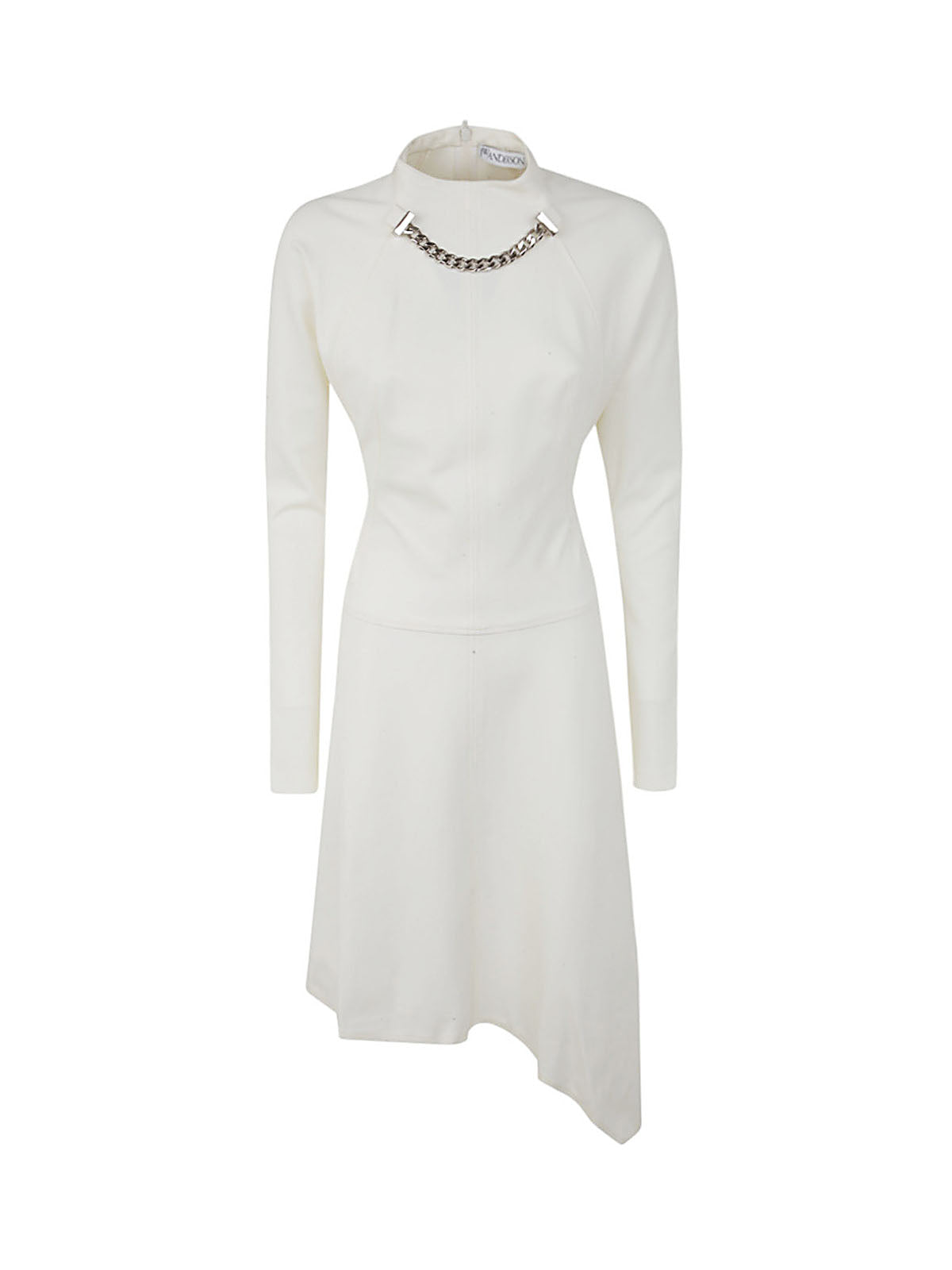 JW ANDERSON Long Sleeve Neck Chain Dress