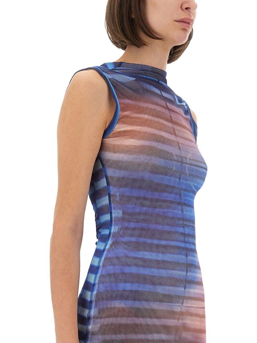 JEAN PAUL GAULTIER Mini Polyamide Dress for Women - FW25 Collection