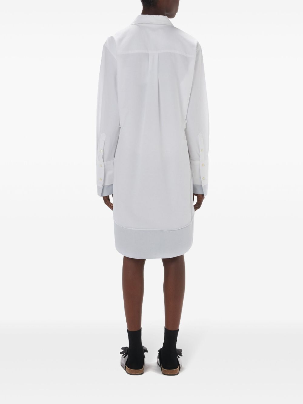 JW ANDERSON Long Sleeve Double Layer Dress
