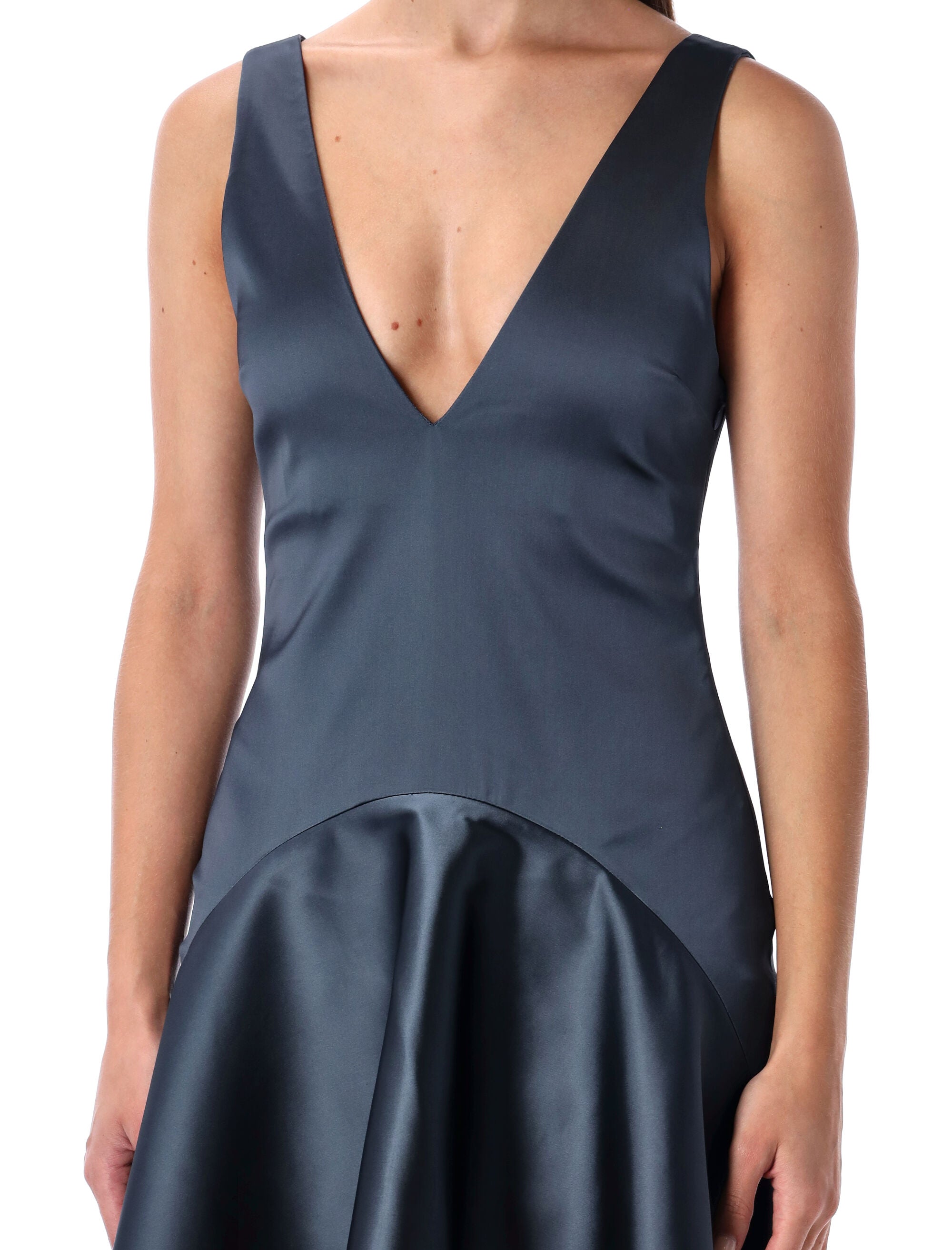 JW ANDERSON V-Neck Draped Mini Dress - Size 8