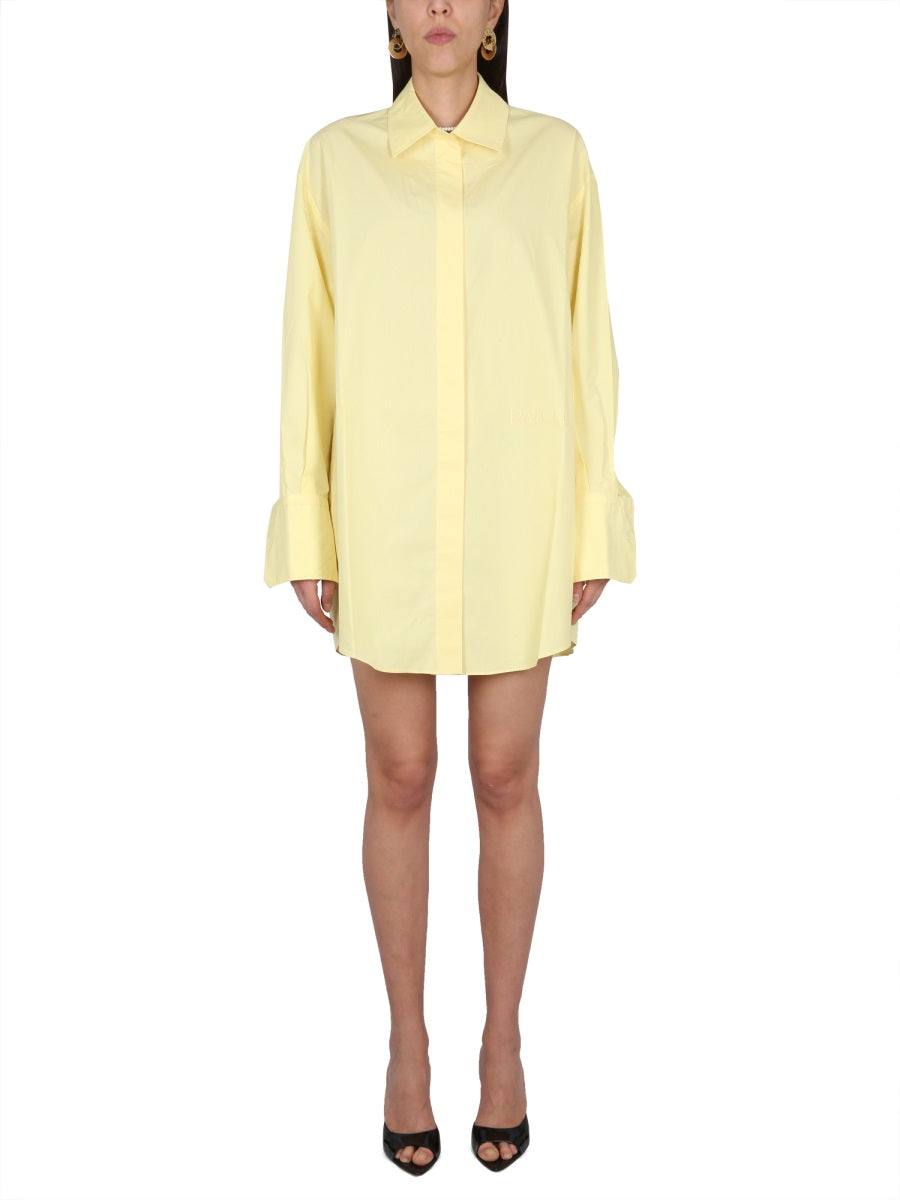 PATOU Chic Button-Down Shirt Dress for Women
