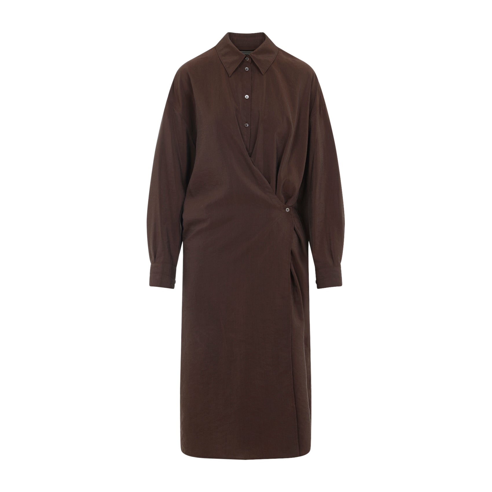 LEMAIRE Straight Collar Twisted Dress