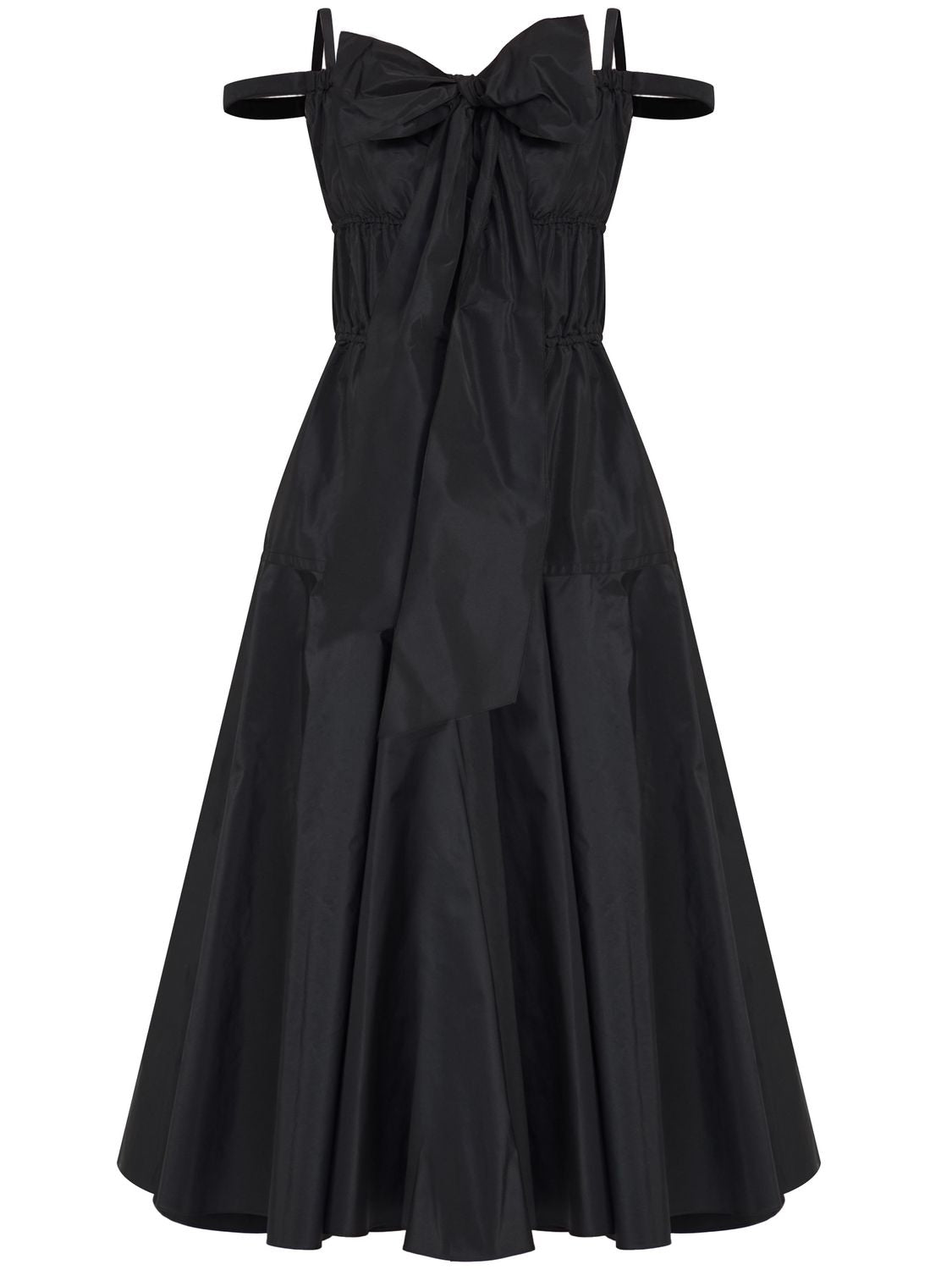 PATOU Cocktail Maxi Dress with Flounced Design