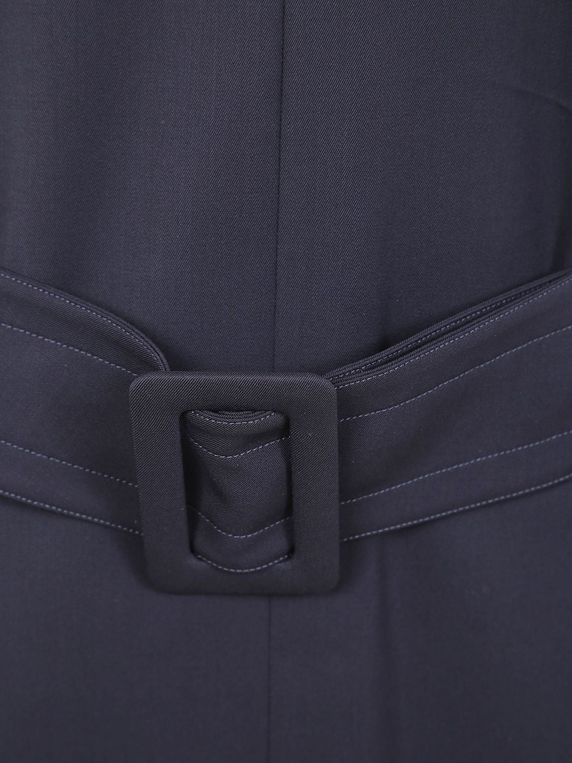 PATOU Belted Midi Dress