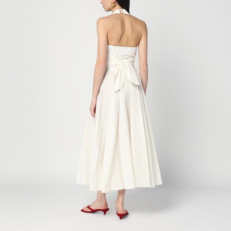 PATOU Anklet Length Dress with Back Bow