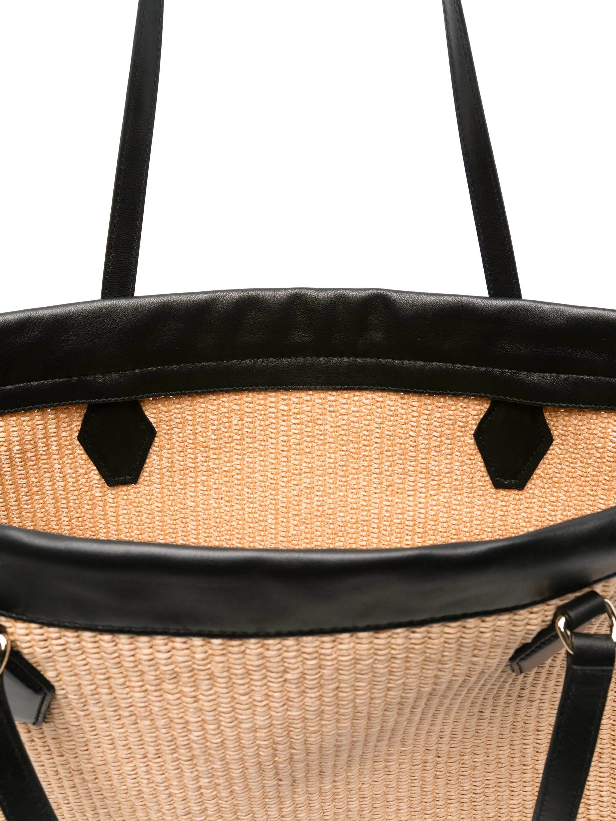 JIMMY CHOO Drawstring Tote Handbag L