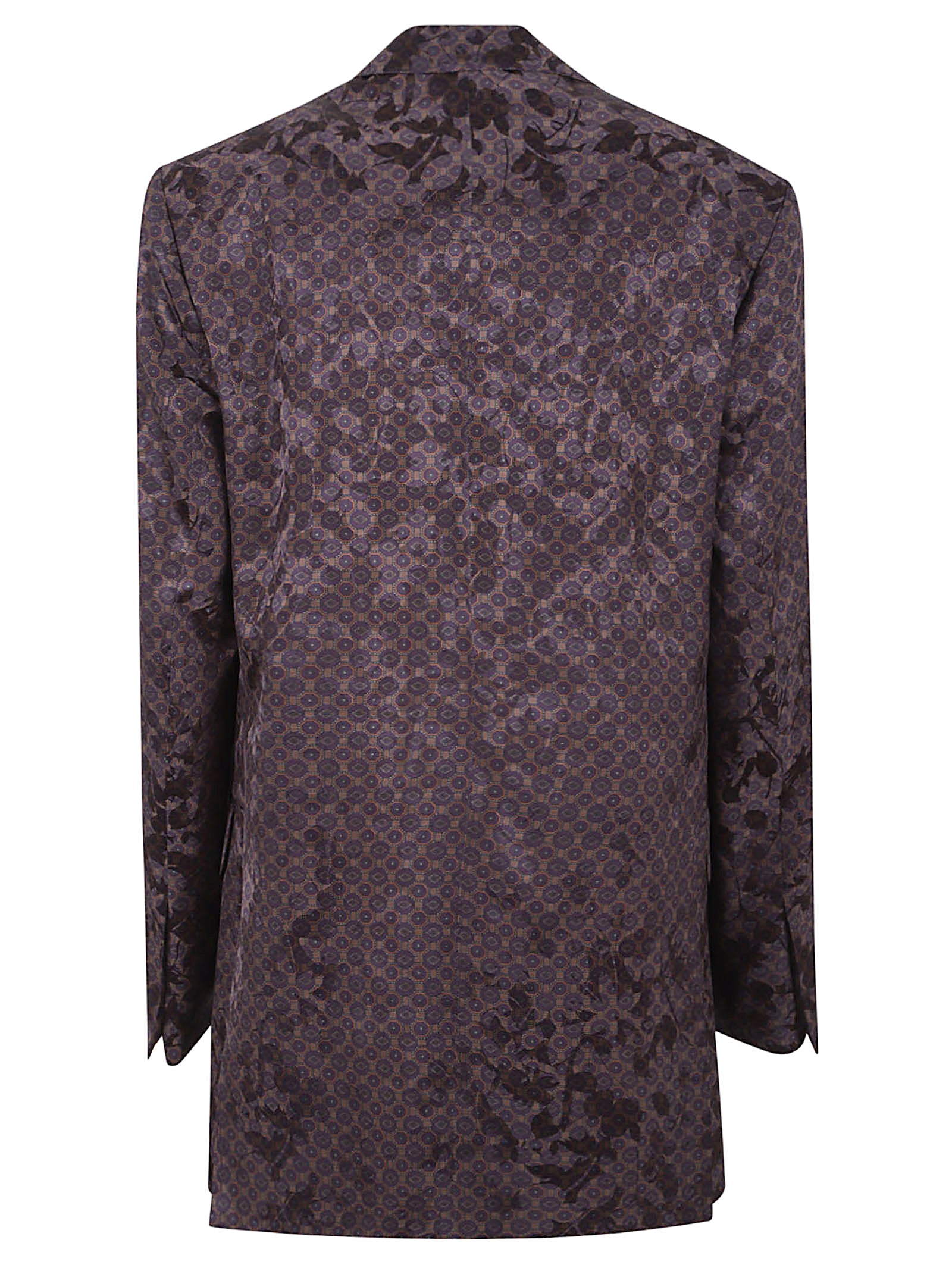 DRIES VAN NOTEN Silk Tie Pattern Blazer for Women - FW25