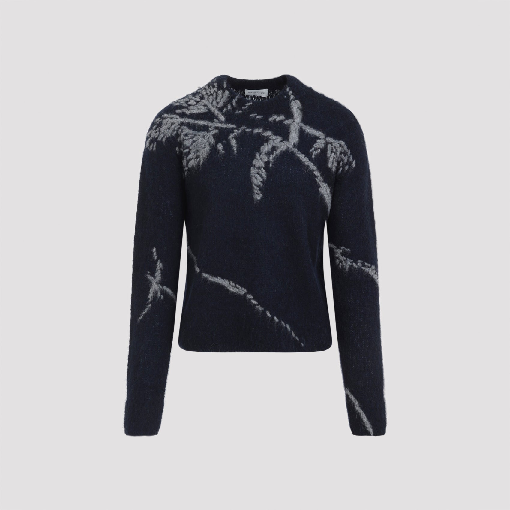 DRIES VAN NOTEN Luxurious Alpaca Blend Sweater for Men - FW25 Collection