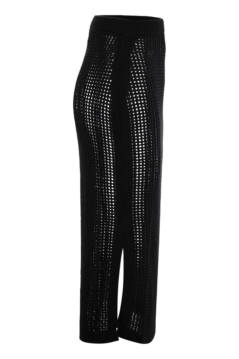 MC2 SAINT BARTH Crochet Midi Skirt