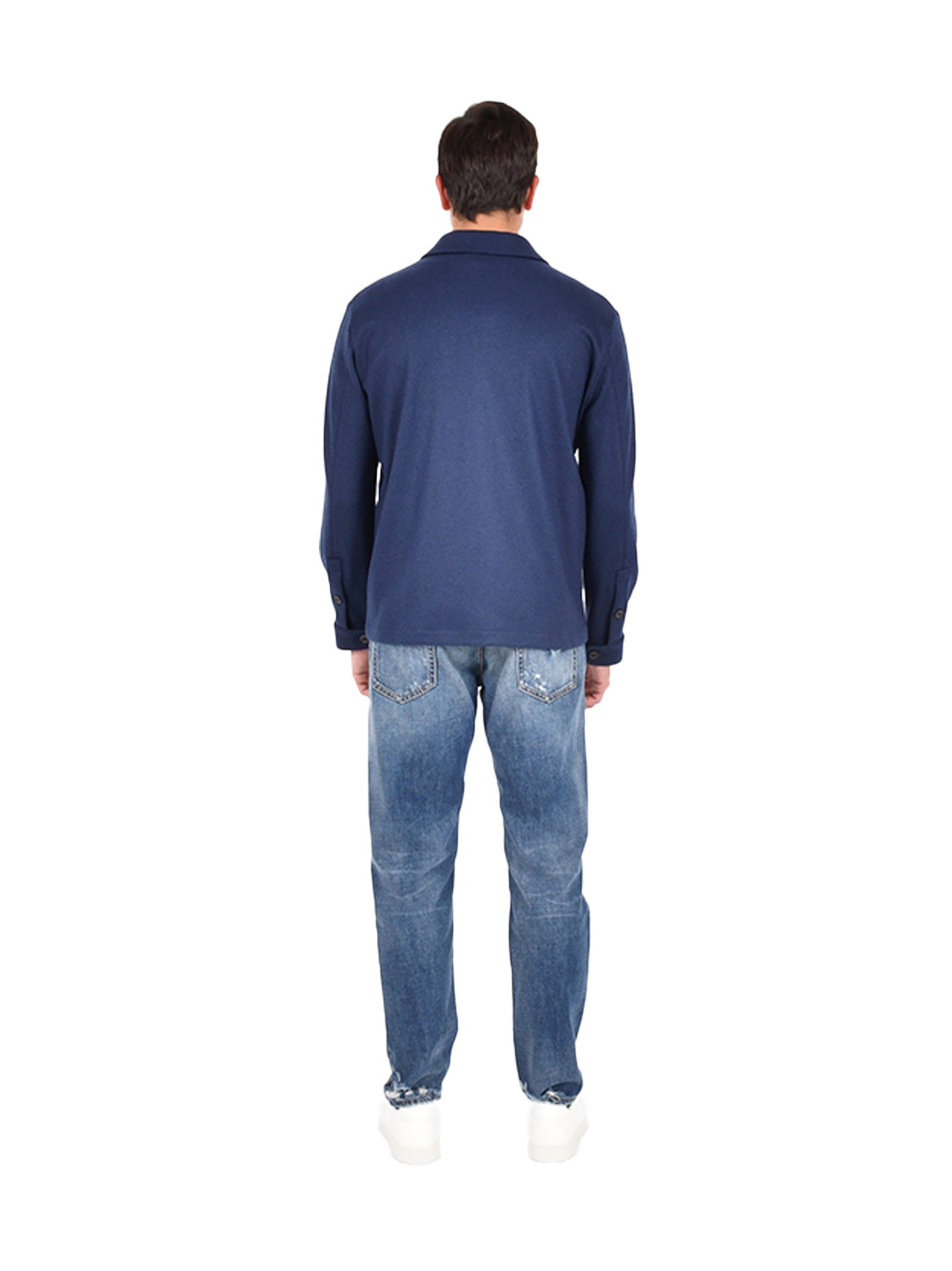 DRUMOHR Luxurious Wool-Cashmere Overshirt for Men