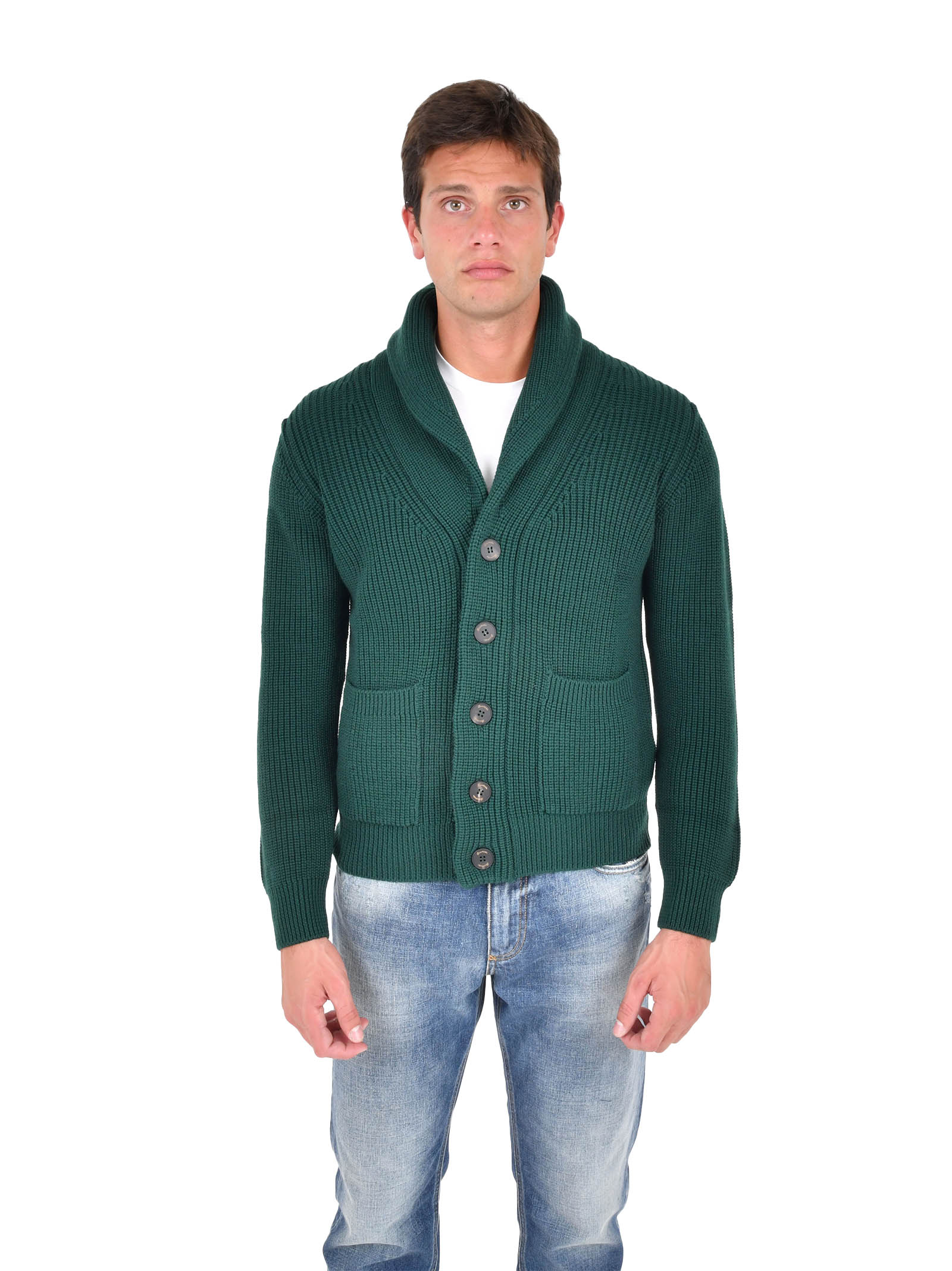 DRUMOHR Stylish Scarf Collar Cardigan for Men